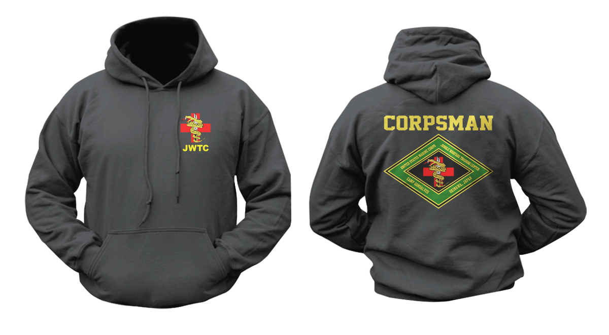 US Army Marines Jungle Warfare Okinawa JWTC Corpsmen Hoodie
