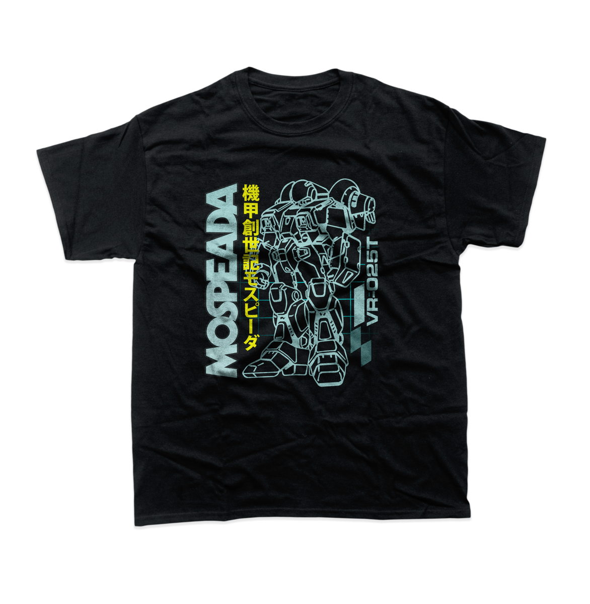 MOSPEADA T-Shirt – Genesis Climber VR-052T Mecha Anime Classic Tee