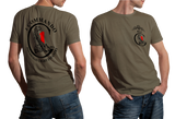 1 Commando Cheetah Big C logo RLI Rhodesian Light Infantry T-shirt