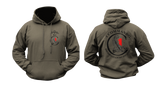 1 Commando Cheetah Big C logo RLI Rhodesian Light Infantry Hoodie Sweatshirt