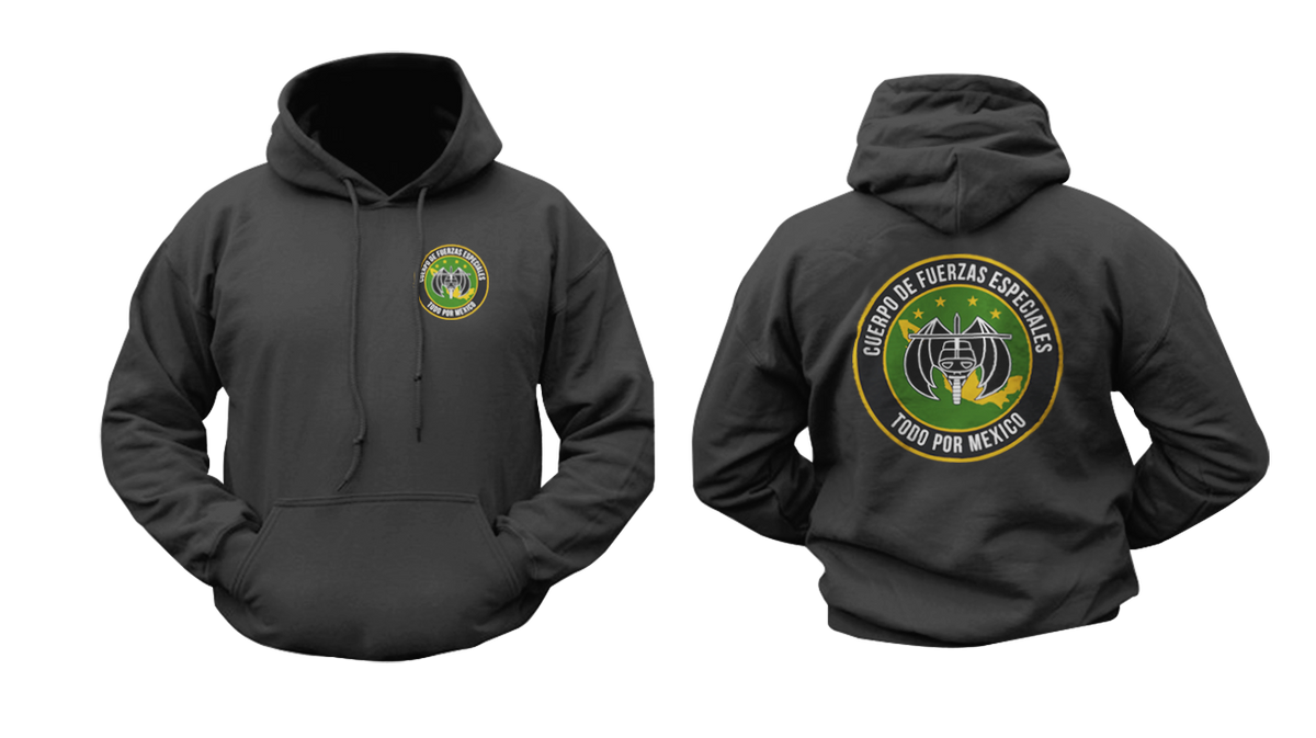 GAFES GAFE COIFE Mexican Army Special Forces #1318 Pullover Hoodie for  Sale by TheAplus