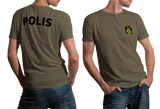 Swedish National Police Sweden Polisen Polis T-shirt