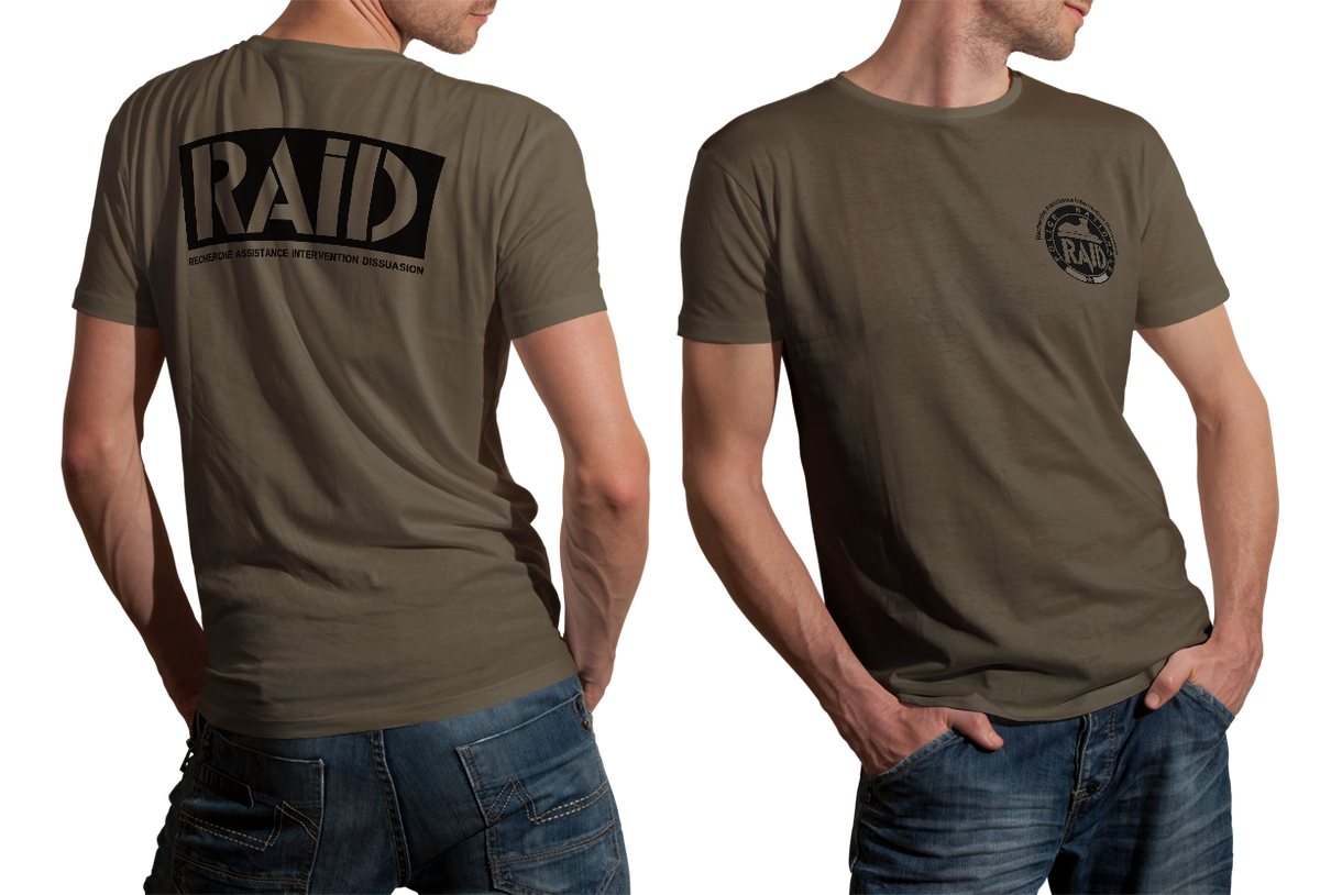 RAID French Police Unit T shirt SupremaShirt