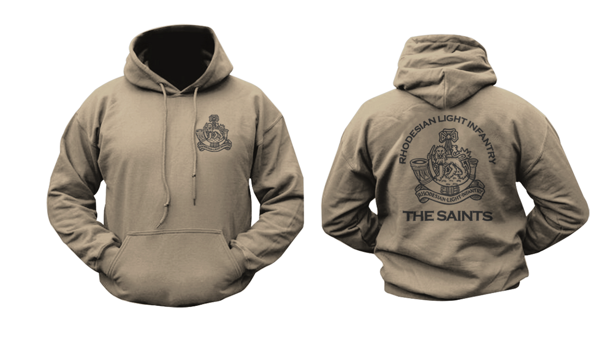 Rhodesian Light Infantry RLI The Saints Hoodie Sweatshirt