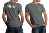 Denmark Danish Politi Police T-shirt