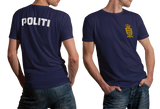 Denmark Danish Politi Police T-shirt