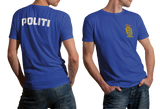 Denmark Danish Politi Police T-shirt