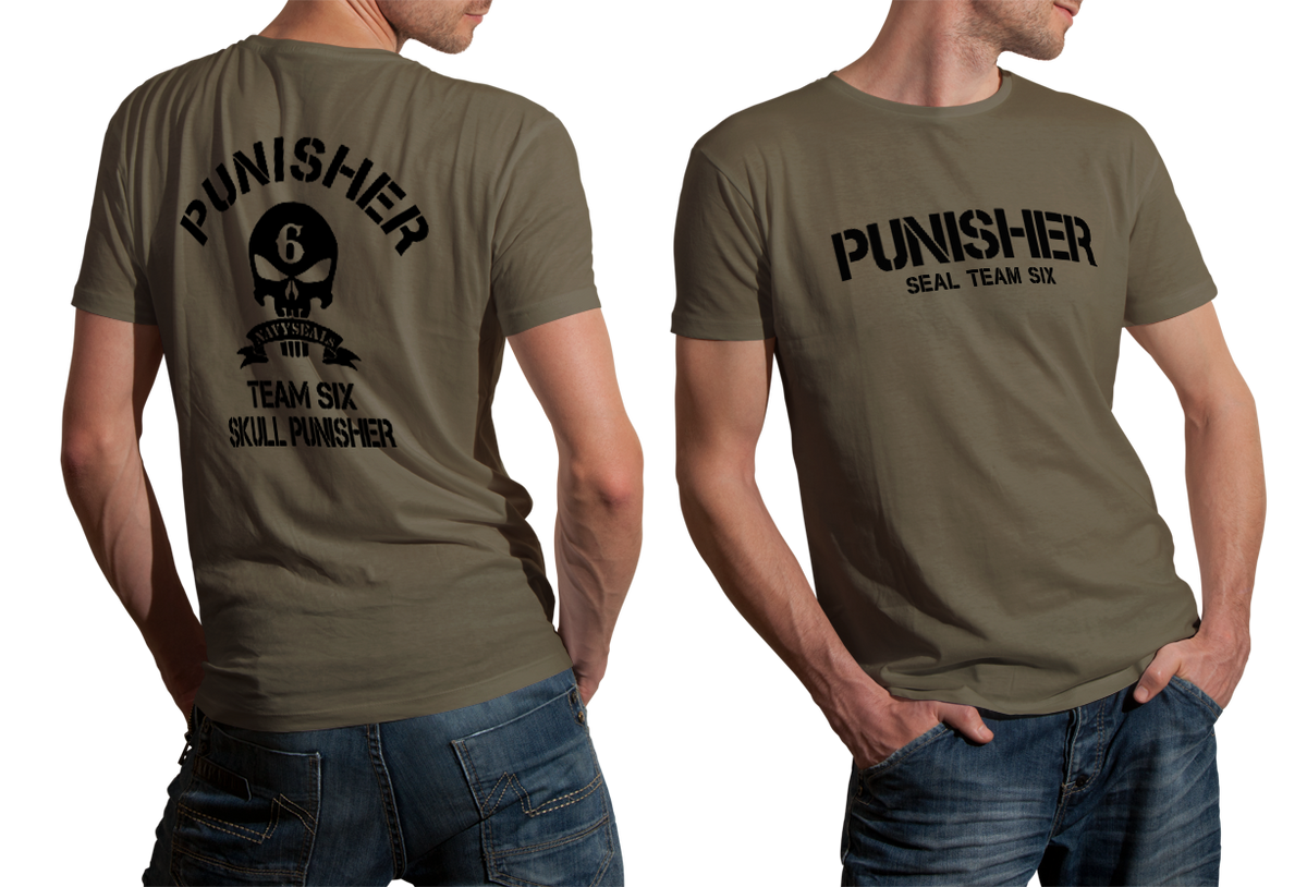 US NAVY DEVGRU SEAL TEAM SIX PUNISHER SNIPER T-SHIRT