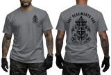185th RRAO Folgore Italian Army Special Forces Paratroopers Smoke Grey T-Shirt front and back