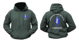 Rhodesian Army Rhodesian Light Infantry RLI 2 Commando Military Hoodie Sweatshirt