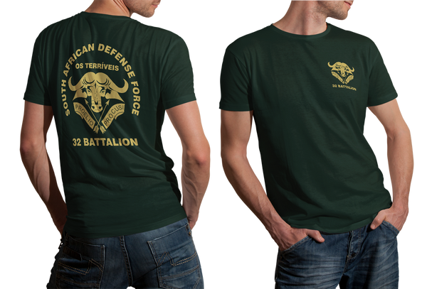 South African Army 32 Buffalo Battalion T-shirt