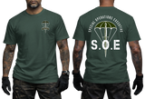 British WWII SOE Special Operations Executive Military Graphic T-Shirt