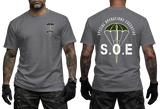 British WWII SOE Special Operations Executive Military Graphic T-Shirt