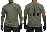 British WWII SOE Special Operations Executive Military Graphic T-Shirt