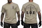 British WWII SOE Special Operations Executive Military Graphic T-Shirt