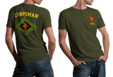 USMC Corpsman T-Shirt – JWTC Okinawa Marine Tribute Tee