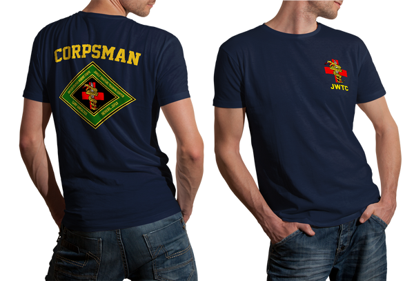 USMC Corpsman T-Shirt – JWTC Okinawa Marine Tribute Tee