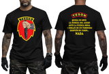 Honduran Army TESON Special Forces Black T-Shirt with Jungle Operations Insignia