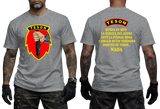 Honduran Army TESON Special Forces sports grey T-Shirt with Jungle Operations Insignia