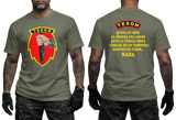 Honduran Army TESON Special Forces military green T-Shirt with Jungle Operations Insignia