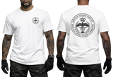 Jordan Armed Forces Special Operations Command white T-Shirt with Front Chest Logo and Large Back Print Design