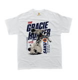 Kazushi Sakuraba The Gracie Hunter PRIDE FC Japan MMA graphic white t-shirt front view