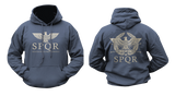 SPQR Roman Empire Eagle Hoodie – Rome Military Senate Hoodie Sweatshirt