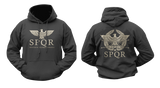 SPQR Roman Empire Eagle Hoodie – Rome Military Senate Hoodie Sweatshirt