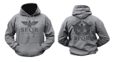 SPQR Roman Empire Eagle Hoodie – Rome Military Senate Hoodie Sweatshirt