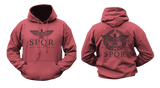 SPQR Roman Empire Eagle Hoodie – Rome Military Senate Hoodie Sweatshirt