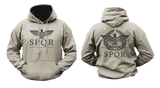 SPQR Roman Empire Eagle Hoodie – Rome Military Senate Hoodie Sweatshirt