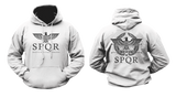 SPQR Roman Empire Eagle Hoodie – Rome Military Senate Hoodie Sweatshirt