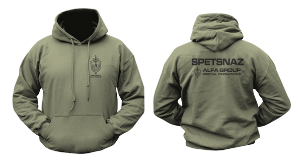 Russian FSB Spetsnaz Alfa Group Special Forces Hoodie – Elite Military Sweatshirt