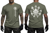Bujinkan Oni Demon T-Shirt | Ninjutsu Martial Arts Kanji Tee