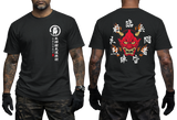 Bujinkan Oni Demon T-Shirt | Ninjutsu Martial Arts Kanji Tee
