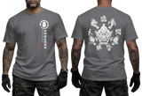 Bujinkan Oni Demon T-Shirt | Ninjutsu Martial Arts Kanji Tee
