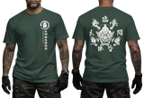 Bujinkan Oni Demon T-Shirt | Ninjutsu Martial Arts Kanji Tee