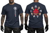 Bujinkan Oni Demon T-Shirt | Ninjutsu Martial Arts Kanji Tee