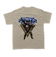 Captain Power T-Shirt - Retro 80s Sci-Fi Graphic Tee Inspired by Classic TV Series