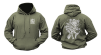 Combat Diver Hoodie - US Army Shark Design Tactical Military Sweatshirt