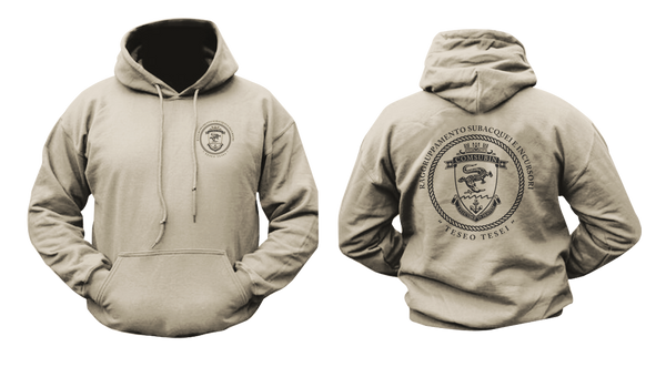 Italian Navy COMSUBIN Elite Commando Frogman Special Forces Hoodie Sweatshirt