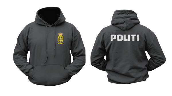 Danish Police Hoodie - Comfortable Law Enforcement Tribute Sweatshirt