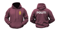 Danish Police Hoodie - Comfortable Law Enforcement Tribute Sweatshirt