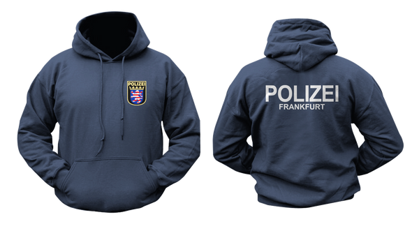 Germany Frankfurt Police Polizei Hoodie Sweatshirt