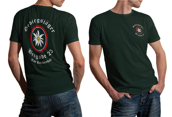 Mountain Troops Alpine Corps Gebirgsjägerbrigade 23 Bayern T-Shirt