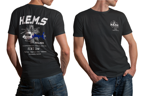 HEMS Air Medical Services Bell Helicopter Shirt