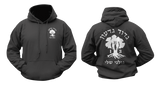 IDF Golani Brigade 13th Battalion Hoodie in black featuring a front military emblem and a large back Golani Brigade graphic with Hebrew text