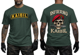 Guatemala Special Forces Kaibil Infierno Skull T-Shirt – Elite Military Tee