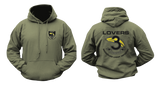 3 Commando Lovers Hoodie - Rhodesian Light Infantry Tribute