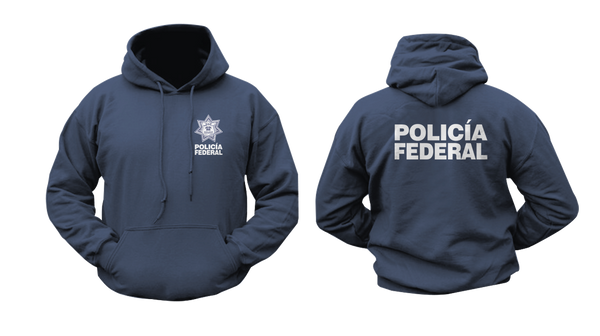 Mexico Police Policia Federal Hoodie Sweatshirt